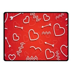 Background Valentine S Day Love Fleece Blanket (small) by Nexatart