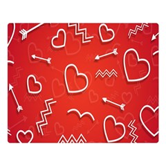 Background Valentine S Day Love Double Sided Flano Blanket (large)  by Nexatart