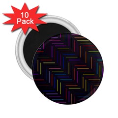 Lines Line Background 2 25  Magnets (10 Pack)  by Nexatart