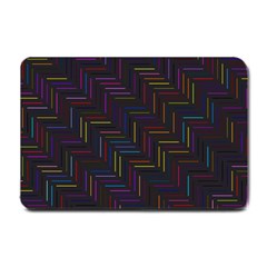 Lines Line Background Small Doormat  by Nexatart