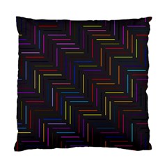 Lines Line Background Standard Cushion Case (one Side) by Nexatart