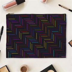 Lines Line Background Cosmetic Bag (xl)