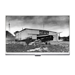 Omaha Airfield Airplain Hangar Business Card Holders