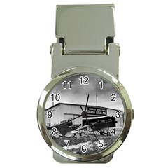 Omaha Airfield Airplain Hangar Money Clip Watches