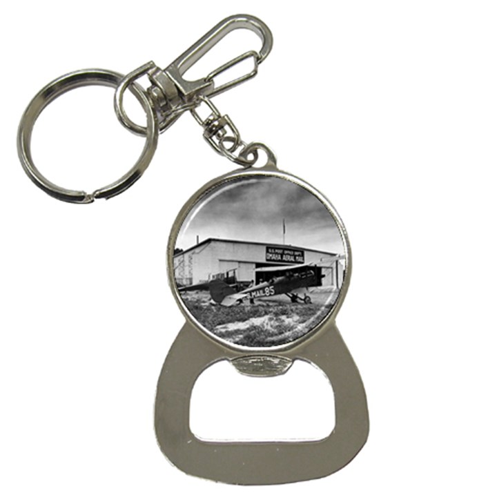 Omaha Airfield Airplain Hangar Button Necklaces