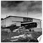 Omaha Airfield Airplain Hangar Canvas 16  x 16   15.2 x15.41  Canvas - 1