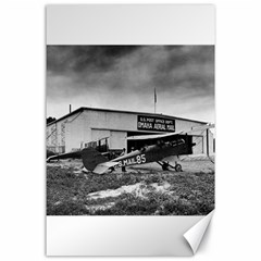 Omaha Airfield Airplain Hangar Canvas 24  x 36 