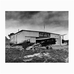 Omaha Airfield Airplain Hangar Small Glasses Cloth (2-Side)