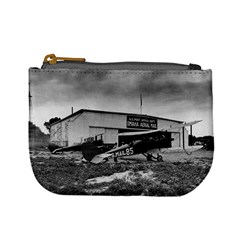 Omaha Airfield Airplain Hangar Mini Coin Purses