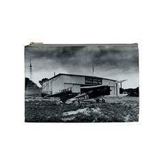 Omaha Airfield Airplain Hangar Cosmetic Bag (Medium) 