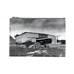 Omaha Airfield Airplain Hangar Cosmetic Bag (Large) 