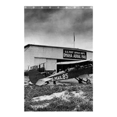 Omaha Airfield Airplain Hangar Shower Curtain 48  x 72  (Small) 