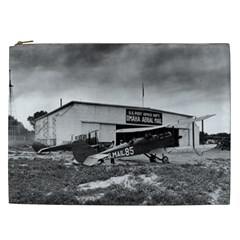 Omaha Airfield Airplain Hangar Cosmetic Bag (XXL) 