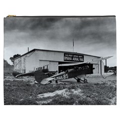 Omaha Airfield Airplain Hangar Cosmetic Bag (XXXL) 