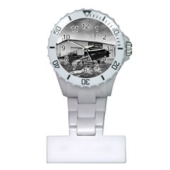 Omaha Airfield Airplain Hangar Plastic Nurses Watch