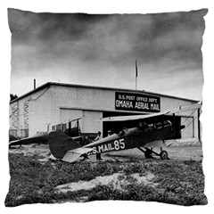 Omaha Airfield Airplain Hangar Standard Flano Cushion Case (One Side)