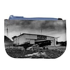 Omaha Airfield Airplain Hangar Large Coin Purse