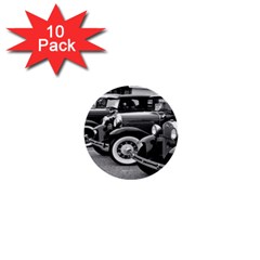 Vehicle Car Transportation Vintage 1  Mini Buttons (10 Pack)  by Nexatart