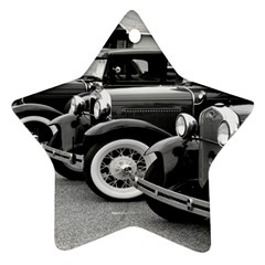 Vehicle Car Transportation Vintage Star Ornament (two Sides) by Nexatart