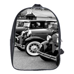 Vehicle Car Transportation Vintage School Bag (large) by Nexatart