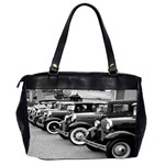 Vehicle Car Transportation Vintage Office Handbags (2 Sides)  Back