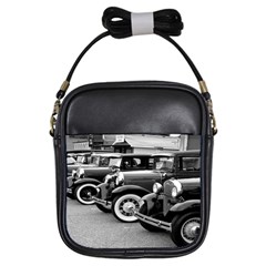 Vehicle Car Transportation Vintage Girls Sling Bags by Nexatart