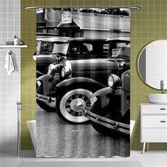 Vehicle Car Transportation Vintage Shower Curtain 48  X 72  (small)  by Nexatart