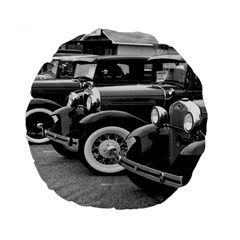 Vehicle Car Transportation Vintage Standard 15  Premium Round Cushions by Nexatart