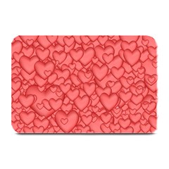 Background Hearts Love Plate Mats by Nexatart