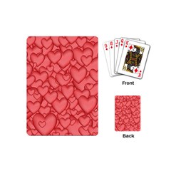 Background Hearts Love Playing Cards (mini) 