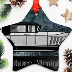 Vintage Car Automobile Auburn Ornament (star) by Nexatart