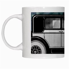 Vintage Car Automobile Auburn White Mugs by Nexatart