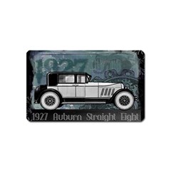 Vintage Car Automobile Auburn Magnet (name Card) by Nexatart