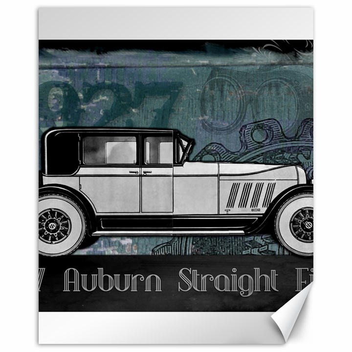 Vintage Car Automobile Auburn Canvas 16  x 20  