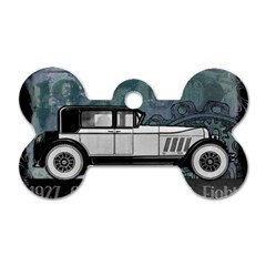 Vintage Car Automobile Auburn Dog Tag Bone (two Sides) by Nexatart