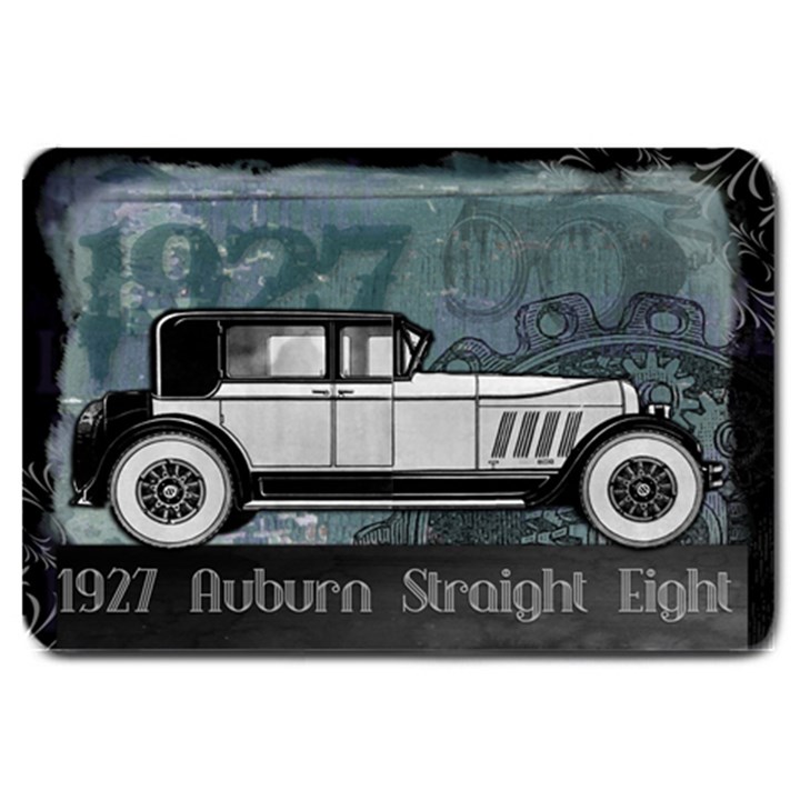 Vintage Car Automobile Auburn Large Doormat 