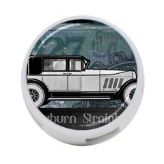 Vintage Car Automobile Auburn 4-port Usb Hub (two Sides)  by Nexatart