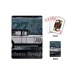 Vintage Car Automobile Auburn Playing Cards (mini)  by Nexatart