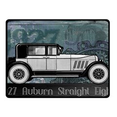 Vintage Car Automobile Auburn Double Sided Fleece Blanket (small)  by Nexatart