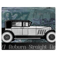 Vintage Car Automobile Auburn Double Sided Flano Blanket (medium)  by Nexatart