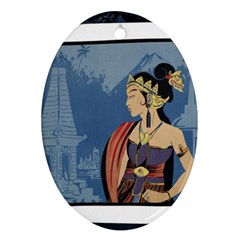 Java Indonesia Girl Headpiece Ornament (oval) by Nexatart