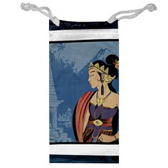 Java Indonesia Girl Headpiece Jewelry Bag by Nexatart