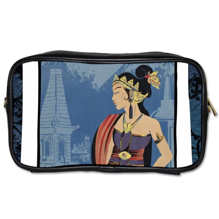 Java Indonesia Girl Headpiece Toiletries Bags