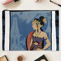 Java Indonesia Girl Headpiece Cosmetic Bag (xxxl)  by Nexatart