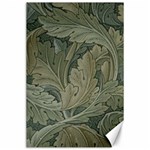 Vintage Background Green Leaves Canvas 24  x 36  23.35 x34.74  Canvas - 1