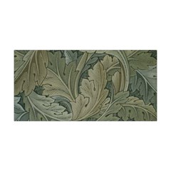 Vintage Background Green Leaves Yoga Headband by Nexatart