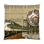 Train Vintage Tracks Travel Old Standard Cushion Case (One Side) Front