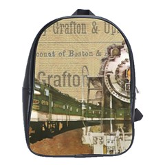 Train Vintage Tracks Travel Old School Bag (large) by Nexatart