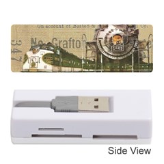 Train Vintage Tracks Travel Old Memory Card Reader (stick)  by Nexatart