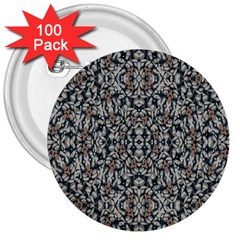 Ornate Pattern Mosaic 3  Buttons (100 Pack)  by dflcprints